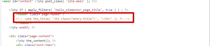 title ocultar en Wordpress